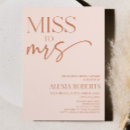 Recherche de miss to mrs shower invitations Mariée à être