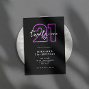 Recherche de partie au néon invitations Élégant