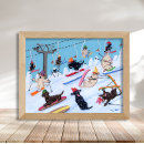 Recherche de ski mignon posters Drôle