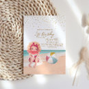 Recherche de summer 1ans anniversaire invitations Adorable
