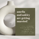 Recherche de olive green invitations Typographie