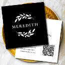 Recherche de oliviers cartes visite Code qr