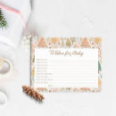 Recherche de jeu de baby shower vœux cartes Mother to be