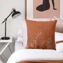 Recherche de couleur rouille coussins Orange brûlé
