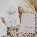 Recherche de thé bridal shower invitations Boho