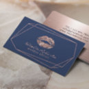 Recherche de or rose géométrique cartes visite Moderne