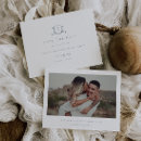 Recherche de initiales 11x14 invitations Enregistrer la date