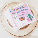 Recherche de cactus mignon serviettes Fête d'anniversaire