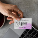 Zoek naar paarse achtergrond visitekaartjes Sjabloon