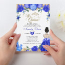 Recherche de royal blue quince invitations Daughter