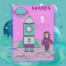 Recherche de astronaute fille invitations Girl