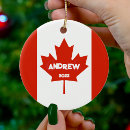 Recherche de le canada ornements Rouge