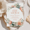 Recherche de floral baby shower invitations Chic boho