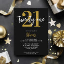 Recherche de black and gold anniversaire invitations Élégant