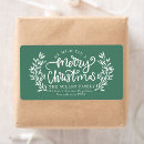 Recherche de noël étiquette autocollants Calligraphie