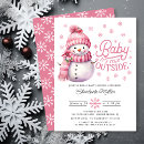 Recherche de bonhomme de neige invitations Aquarelle