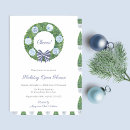 Recherche de fête de bleue noël invitations Bleu et blanc