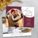 Recherche de burgundy wedding save the dates Pour elle