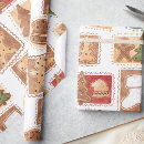 Recherche de timbres papier cadeau Rouge et vert