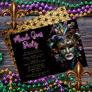 Recherche de masque de mardi gras invitations Fête mascarade