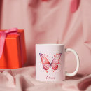 Recherche de coeur papillon tasses Girly