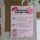 Zoek naar scavenger hunt party uitnodigingen Bride