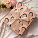 Zoek naar gezichts cadeaupapier Foto