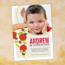 Recherche de pizza party invitations Pepperoni