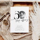 Recherche de regardez qui est invitations Noir et blanc
