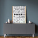 Zoek naar organische posters Zwart wit