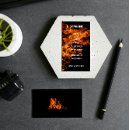 Zoek naar vuur visitekaartjes Professioneel