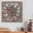 Recherche de bois rustique horloges 12 photos