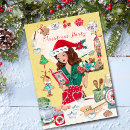 Recherche de père vintage noël invitations Enfants