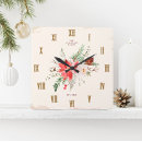 Recherche de noël horloges Hiver