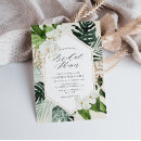Recherche de douche nuptiale tropicale invitations Future mariée