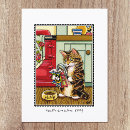 Recherche de allergies cartes postales Chat