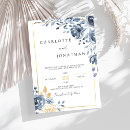 Recherche de indigo mariage invitations De moderne