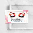 Recherche de sourcils cartes visite Microblading
