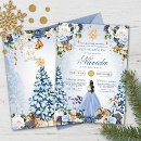 Recherche de blue winter wonderland invitations Pays des merveilles hivernales