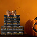 Recherche de halloween party papier cadeau Monogramme