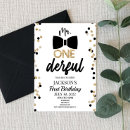 Recherche de onederful 1ans anniversaire invitations Garçon