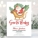 Recherche de santa claus baby shower invitations Neutre