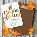 Recherche de dinde colorée invitations Action de grâce