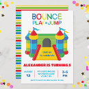 Zoek naar sprong uitnodigingen Bounce huis