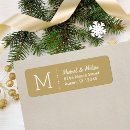 Recherche de simple monogram étiquettes adresse retour Tendance