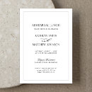 Recherche de déjeuner invitations Monogramme