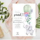 Recherche de éléphant baby shower invitations Montgolfière