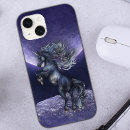 Recherche de licorne noire iphone coques Conte de fées