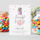 Recherche de machine de gumball invitations Bubblegum