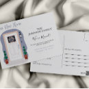 Recherche de pastel bleu cartes postales Nous avons déménagé